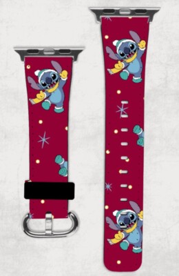 NEW Stich and Lilo Apple Watch Band Amazon.com: Hepsun Compatible with Apple Watch Band Stitch  main image 4