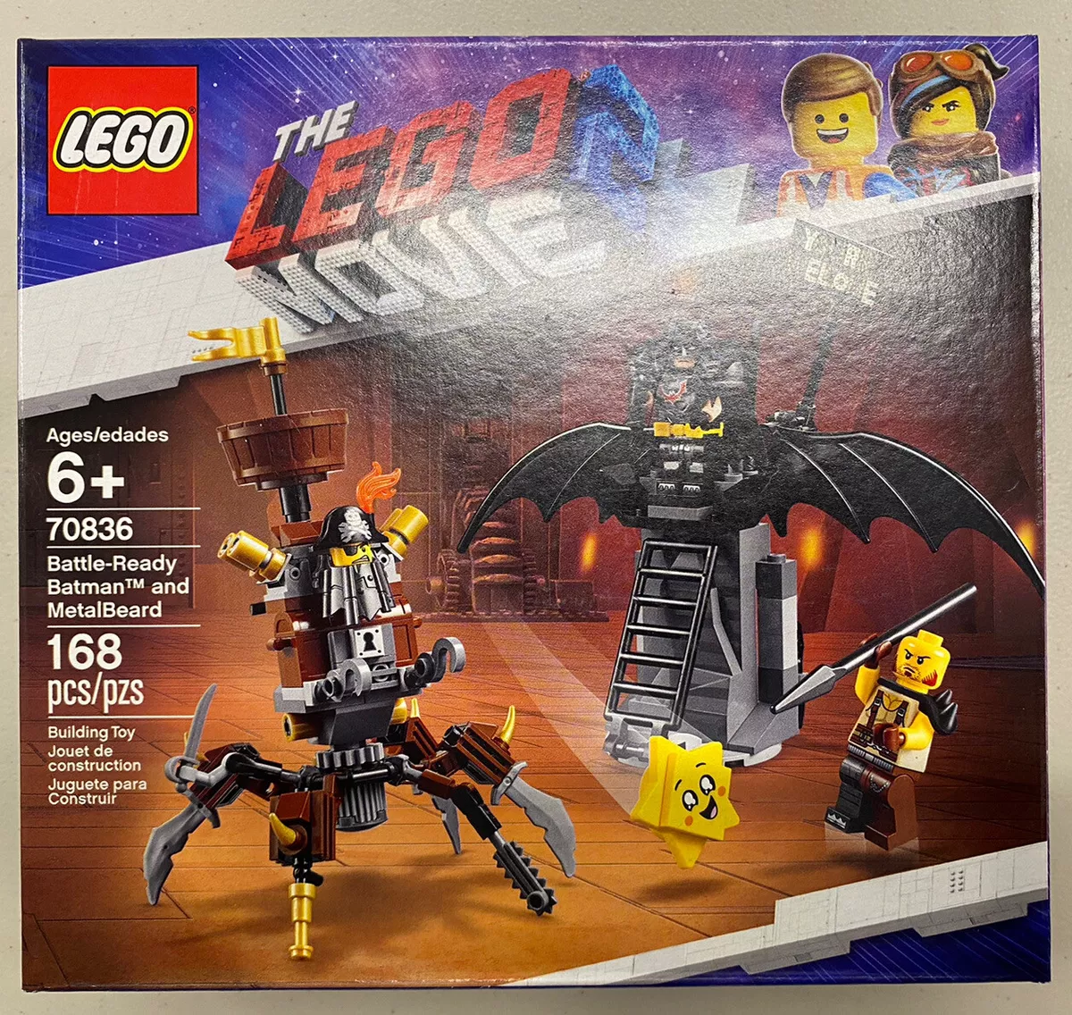 LEGO The LEGO Movie 2 Battle-Ready Batman & MetalBeard Set 70836