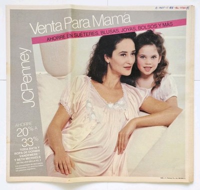 Vintage 1988 JC Penney Spanish Catalog Mothers Day Reebok Samsonite Black Decker