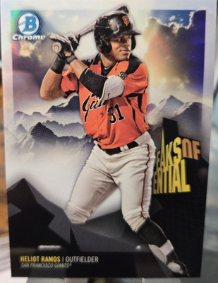 2018 Bowman Chrome Peaks of Potential Heliot Ramos #PP-HR (NM) Free Rtns