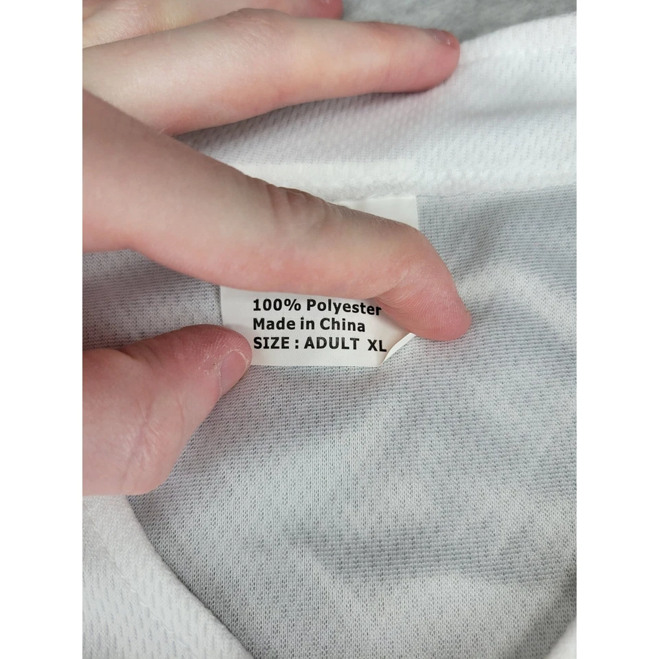 Camiseta de béisbol vintage de malla Colts XL blanca naranja con gráfico de pistola para adultos Foto 3 de 4