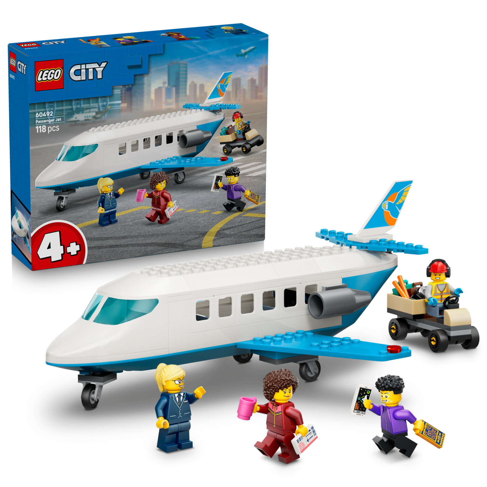 LEGO® City 60492 Passagierjet | Neu | OVP