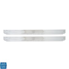 1972-93 Dodge Pickup Truck Dw Outer Door Sill Scuff Plates Pair - New 1972-93 Dodge Pickup Truck Dw Outer Door Sill Scuff Plates Pair - New