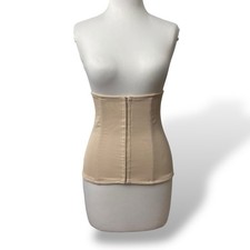 MIRACLESUIT Nude Beige Extra Firm Waist Cincher Corset Shapewear Size XL 2615