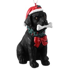 ElectricWise Black Labrador Christmas Ornaments 2026, Lab Retriever 