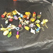 30 Mini Wooden Easter Tree Ornaments.  FA3 
