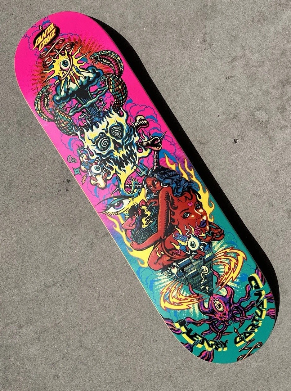 RARE Henry Gartland First Pro Model Santa Cruz Skateboard Deck 8.28 RIP NEW