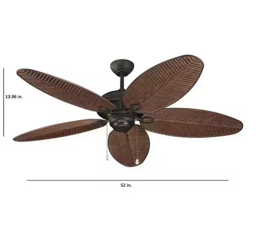 Generation Lighting Cruise 52 in. Coastal Outdoor Roman Bronze Ceiling 5CU52RB * - Picture 3 of 4