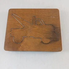 Tow Truck Transportation Ellison Educational Equip Accucut Wood Dies 6"x5" 