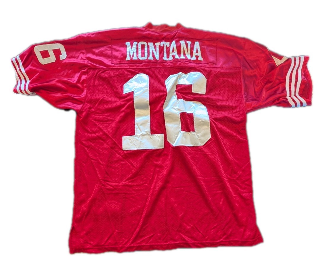 Reebok Men's Classic Joe Montana 49ers Throwback Jersey Size XL thumbnail 5