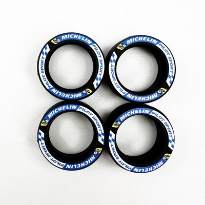 Custom 4 pcs MOC printing slick tires(18977 size) for Lego Speed car, V1-2 Color