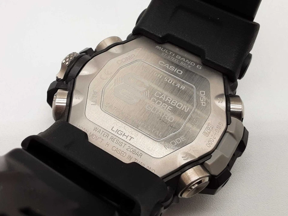 Casio Gwg-2000 G-shock Mudmaster Black Analog Digital Quartz Watch Do1025orxde - Image 3 of 4