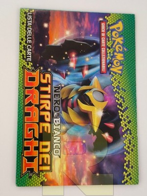 Kartenliste Drachenstamm  Dragons Exalted Checklist  Italienisch  EX+