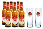 6 Early Kölsch 0.33L 4.8% - Set of 2 Original Bar Glasses 0.20L - Glass - Beer