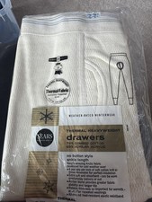 Vintage Sears Thermal Heavyweight Drawers Long Johns Thermal Underwear 1960s M