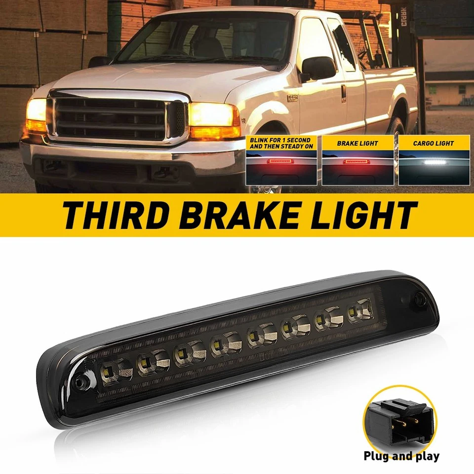 Fits 95-03 MAZDA B2300 Third 3rd Brake Light Cargo Lamp Bar F1 Style Hyper Flash - Image 2 of 4