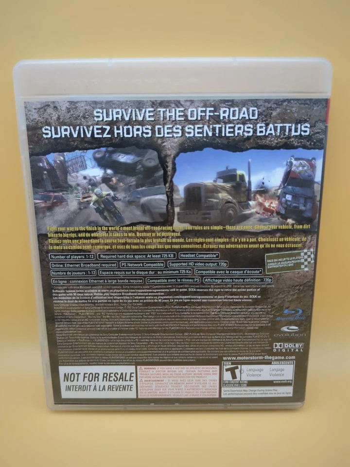 Juego MotorStorm PS3 Sony PlayStation 3 Foto 2 de 4