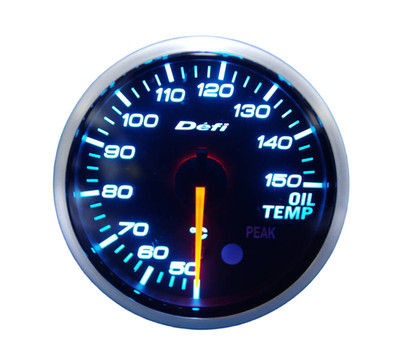 Defi Link Meter BF 60mm Oil Temp Gauge Blue DF04605 Sensor GT-R Silvia Supra JDM