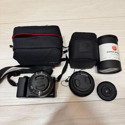Sony α5100 Spiegellose Kamera mit E PZ 16-50mm und Sigma 19mm Objektiv Konvolut