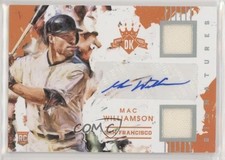 2016 Panini Diamond Kings Rookies Signatures Silver /299 Mac Williamson Auto 1h1