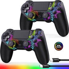 2er Set Wireless Controller für PS4/Pro/Slim...