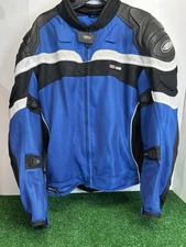 Cortech  Mens XL/46 Blue Black GX Air Armor-Link 3 Motorcycle Jacket