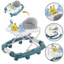 Lauflernwagen Babywippe Push Along Lauflernhilfe Musik Fahrt auf Auto Musikstuhl