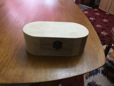 Bare Wood  trinket etc Box .15x8x5cm