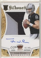 2013 Panini Crown Royale Silhouettes Gold 41/49 Tyler Wilson #238 Auto 09q5