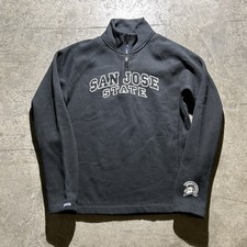 san jose state spartans Jansport 1/4 Zip Jacket Men’s Size L Black