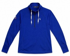 Polo Ralph Lauren US Open 2017 Blue 1/4 Zip Pullover Jacket Small Tennis