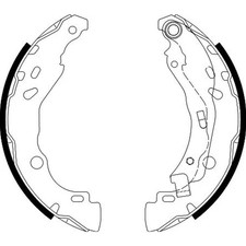 ORIGINAL® Hella Bremsbackensatz Hinten passend für Opel CORSA F (P2JO) CORSA F