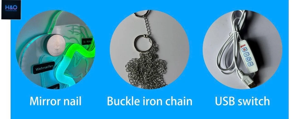 Versch. Rennstrecken in LED-Leuchtreklame beleuchtetes Neonschild - Bild 2 von 2