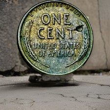 1937-d Lincoln Wheat Cent Big Strike Thru Error Penny Rpm Beautiful Toning Rare