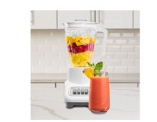 Licuadora Oster Turbo, licuadora de alimentos de 800 vatios, blanca