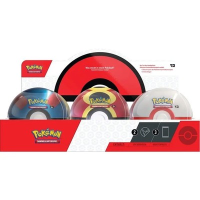 Pokemon TCG Pokeball Herbst 2025 3x Booster *Deutsche Version* NEU OVP