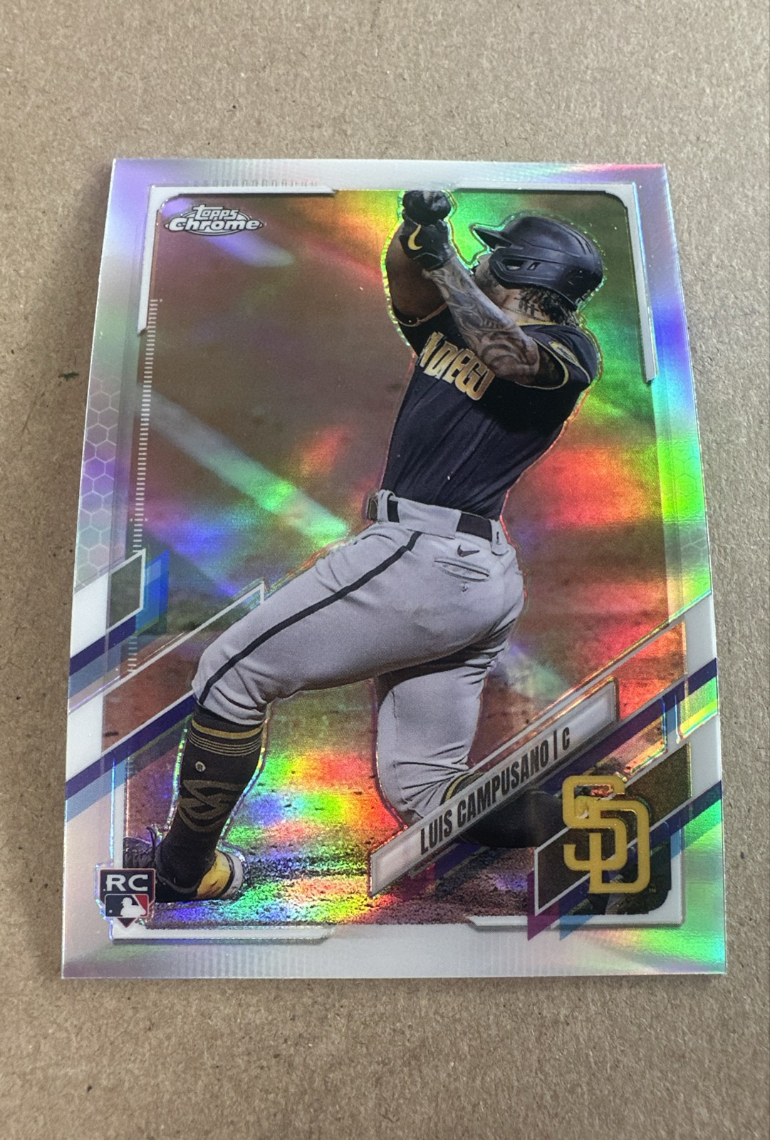 2021 Topps Chrome - Luis Campusano #135 Refractor (RC)