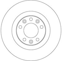 TRW Bremsscheibe Hinten FüR CitroüN DS Opel Peugeot