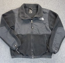 the NORTH FACE DENALI POLARTEC FLEECE JACKET Boys small 7/8  Black