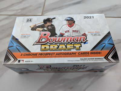 2021 Bowman Draft Baseball Factory Sealed Hobby Box