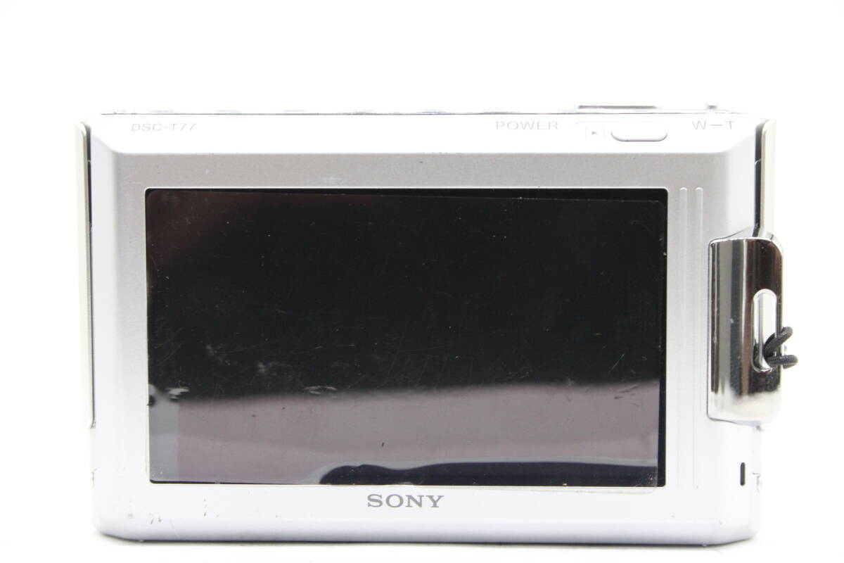 SONY DSC-T77 Digital Camera silver Cyber Shot 4.0x Optical
