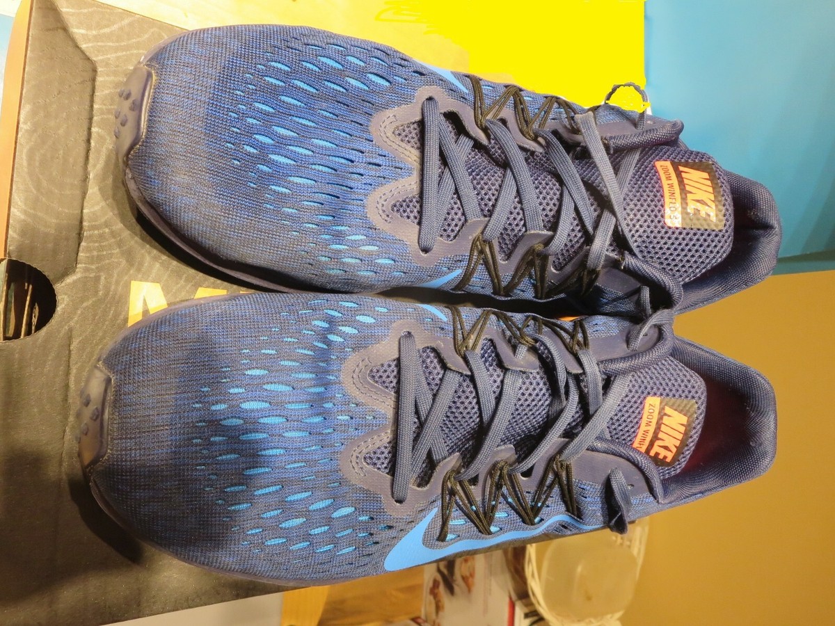 Nike Zoom Winflo Men's Shoes Size US Blue Indigo Force