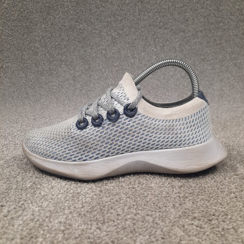 Allbirds Tree Dasher 2 Womens Size 7.5 White Blue Running Sneakers Shoes Comfort - Picture 4 of 11