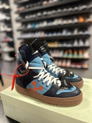 Size 42EU/9US OFF-White Off Court High Top Orange Blue 100 
