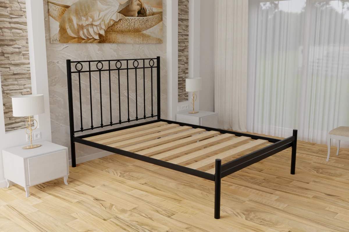 Wrought sale bed frame