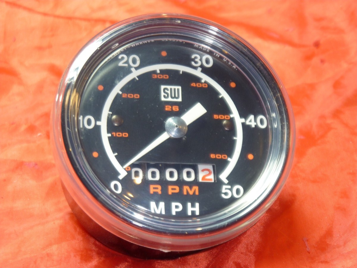 NOS VINTAGE BIKE SPEEDOMETER STEWART WARNER BICYCLE 824394 BICYCLE