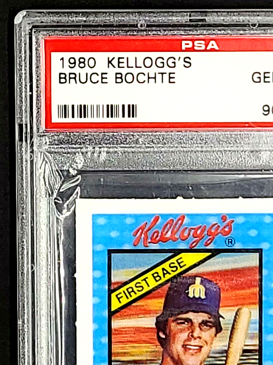 1980 Kellogg's 3D #59 Bruce Bochte PSA 10 Gem Mint POP 26
