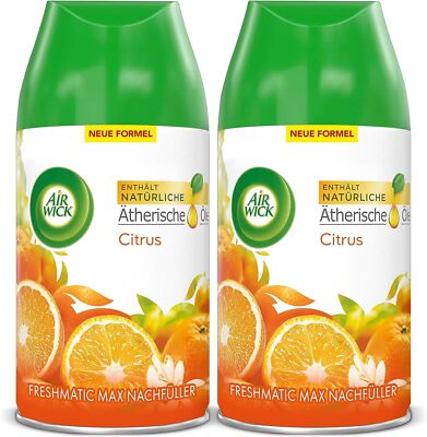 Air Wick Freshmatic Max Automatisches Duftspray Nachfüller Citrus 2 x 250 ml
