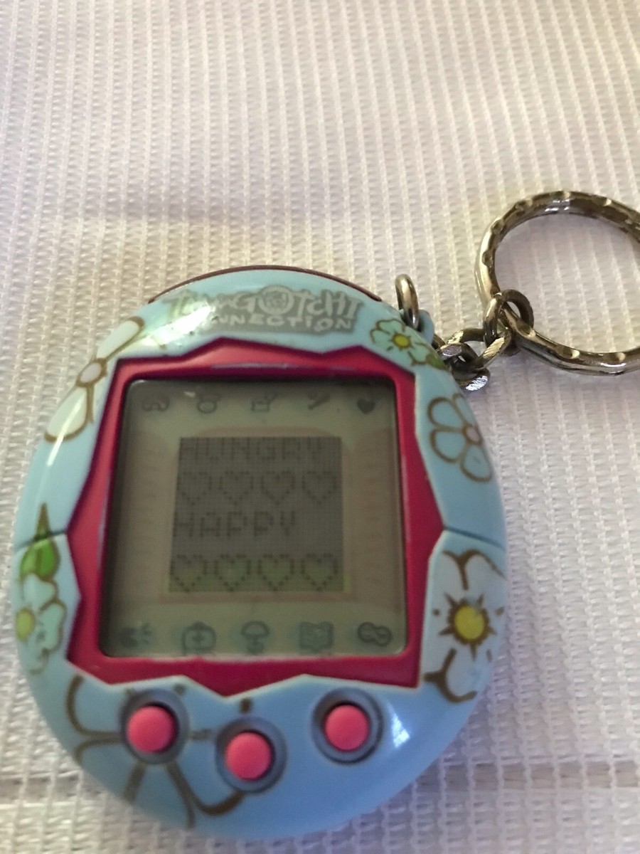 たまごっち TAMAGOTCHI CONNECTION　ver2 新品　ブルー BanDai Tamagotchi Connection v2 Light Blue Shell W/ Flowers, Hot
