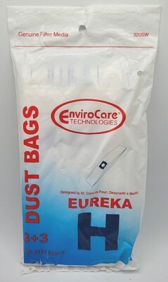 Vacuum cleaner Bags bag fits fit Eureka Style  type H 52323B-6 1240 1250 500 600
